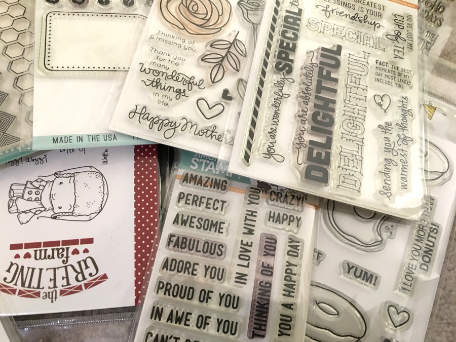 Stamps and Dies Destash