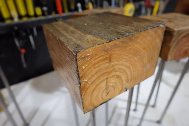 sealing pallet wood block beeswax and mineral oil