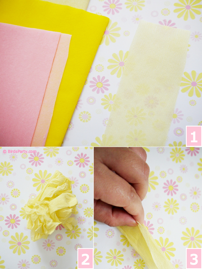 DIY Crepe Paper Flower Pomanders Party Decorations Party Ideas