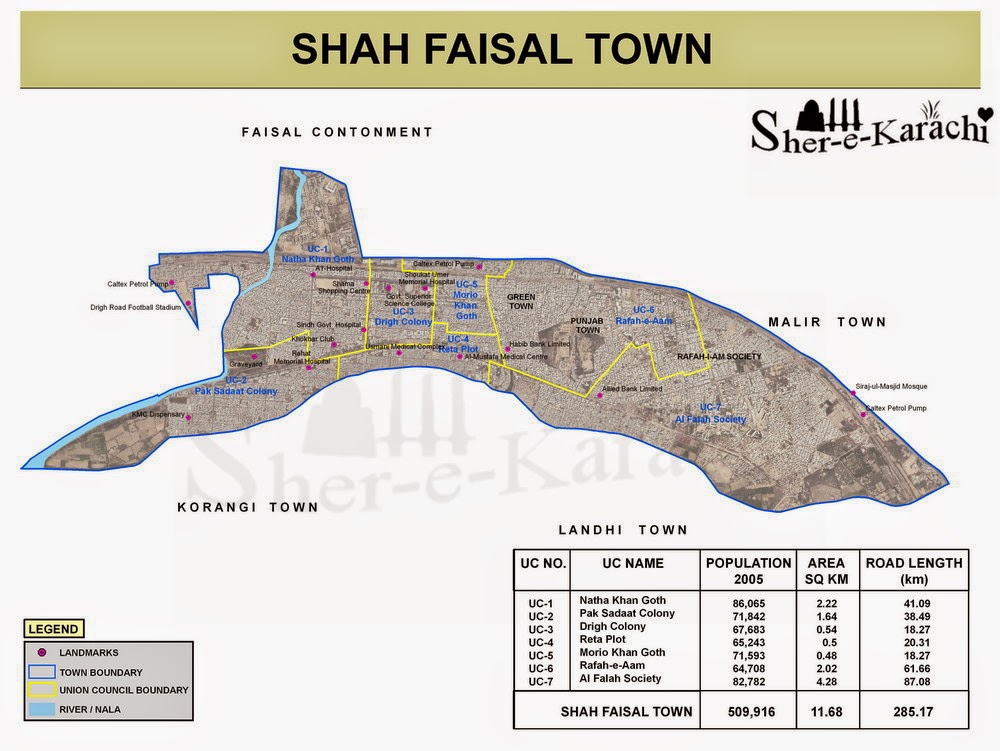 Shah Faisal Town, Karachi Sindh Pakistan ShehareKarachi News