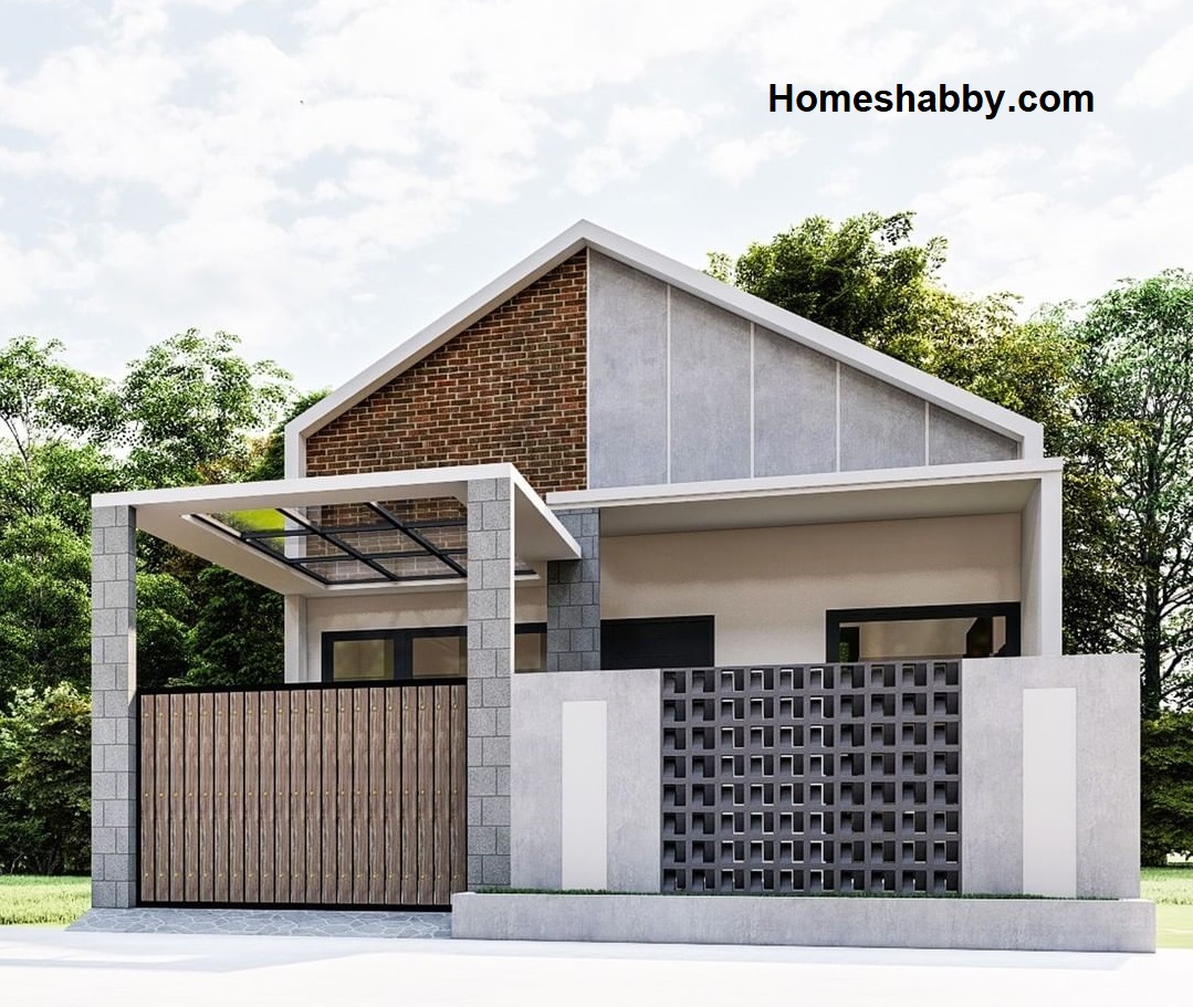 Teras Samping Depan Roster - Lingkar Warna 33 Trend Desain Fasade