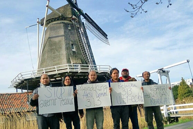 Masyarakat Indonesia di Belanda Dukung Aksi Damai 313, "Stop Gubernur Terdakwa!"
