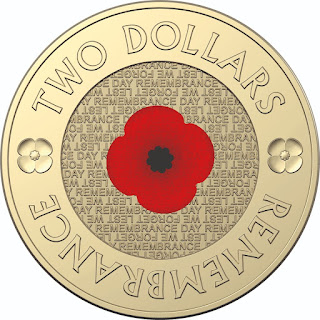 2012 Remembrance Day (Coloured) $2 Coin