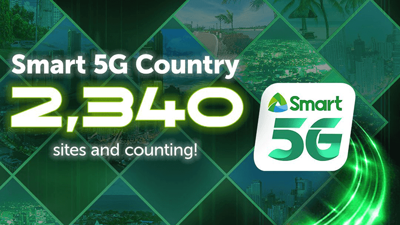 You can now access Smart's 5G network in 2,340 sites nationwide
