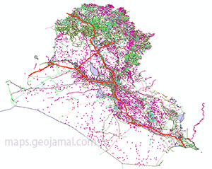 الخريطة الرقمية هي خريطة الكترونية