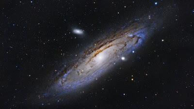 Andromeda Galaxy, Nebula, Space, Stars