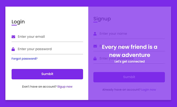 Code Login Dan Register Form Responsif HTML dan CSS Code Login Dan Register Form Responsif HTML dan CSS