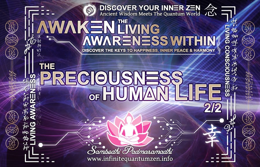 Preciousness of human life 2 of 2 - alan watts the book of zen meditation