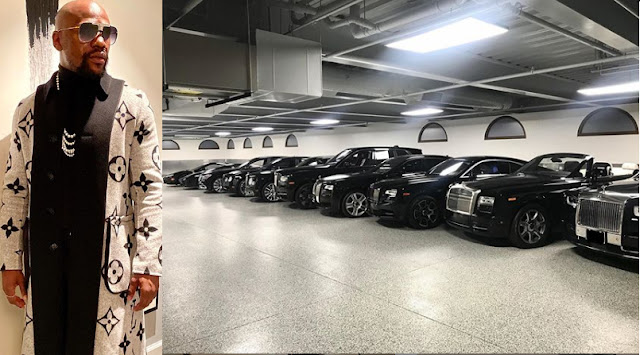 Check out Floyd Mayweather Garage that got people talking on social media (Video)