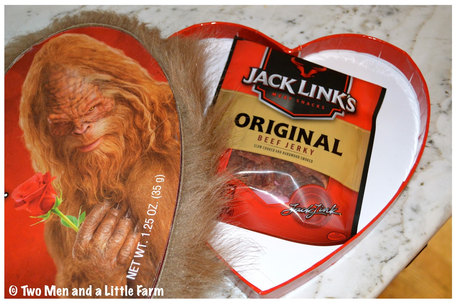 Two Men and a Little Farm: SASQUATCH VALENTINE