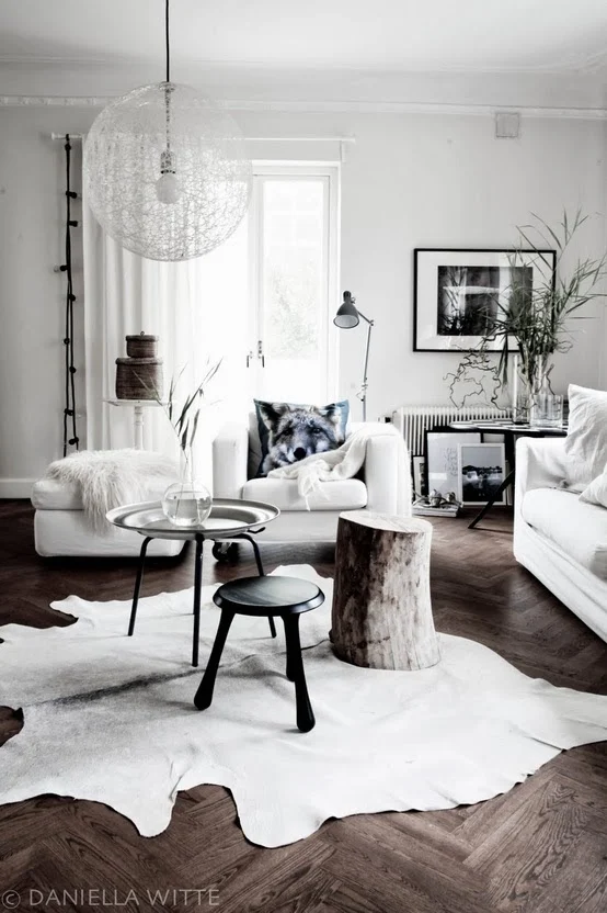 White neutral interior design