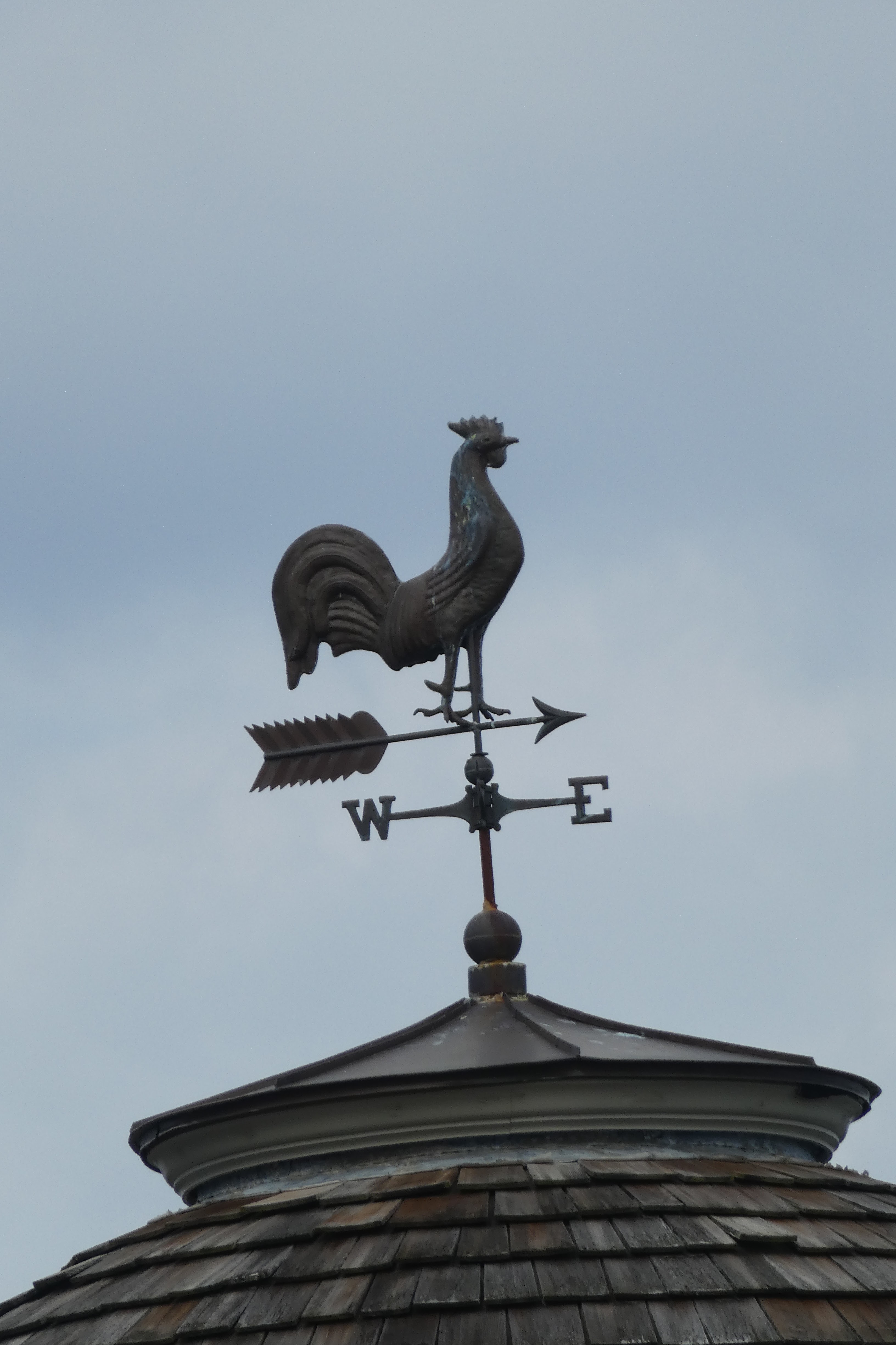 Nutfield Genealogy A Weathercock, Rye, New Hampshire Weathervane