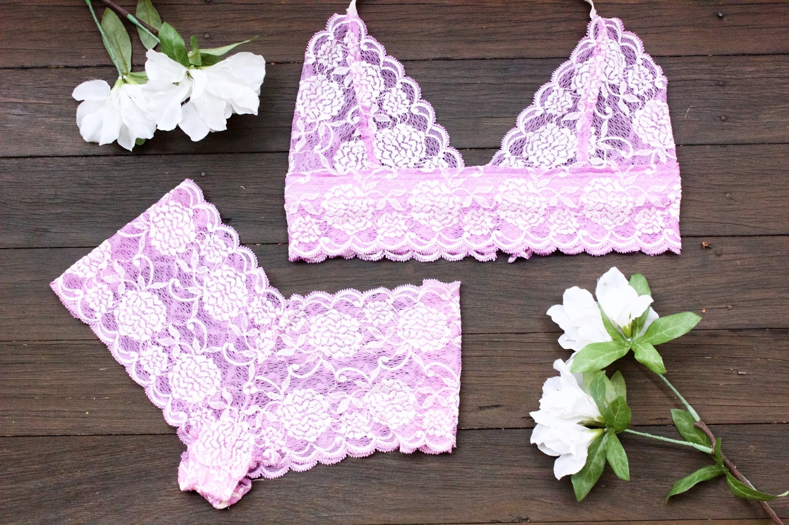 DIY Lace Bralette and Cheeky Underwear - Best Patterns I've Ever Used