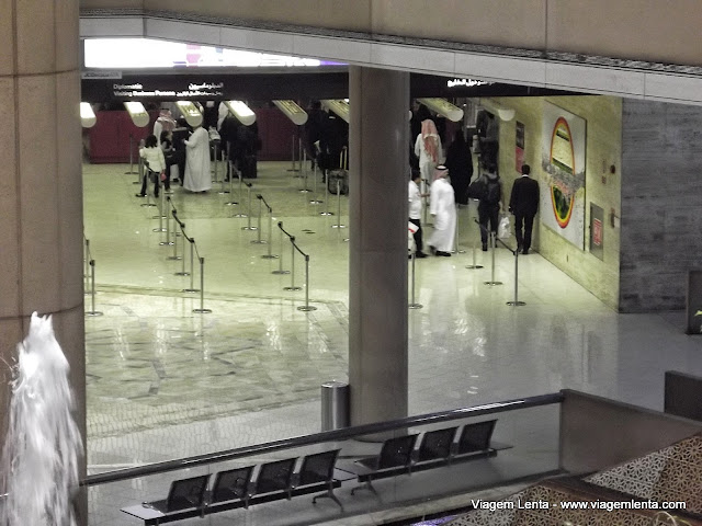 O aeroporto de Riyad