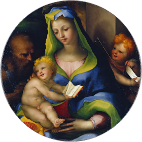 Beccafumi's Madonna with Child, St Jerome and the Infant St John is notable for its almost luminous colours