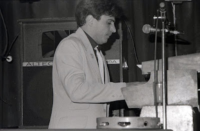 Condor on stage at Traces rock club in Hillsdale, New Jersey 1982