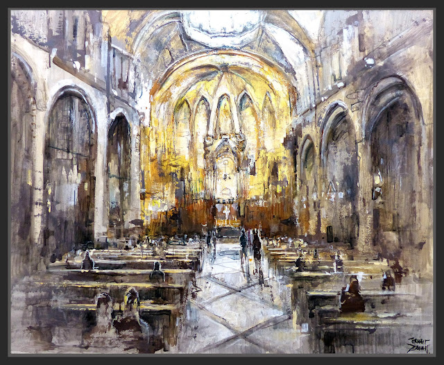 MONTSERRAT-PINTURA-ART-ARTE-INTERIOR-BASILICA-ARTISTA-PINTOR-ERNEST DESCALS-