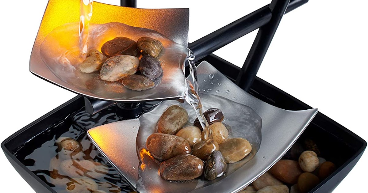 Roll over image to zoom in Homedics Relaxation Indoor Tabletop Fountain