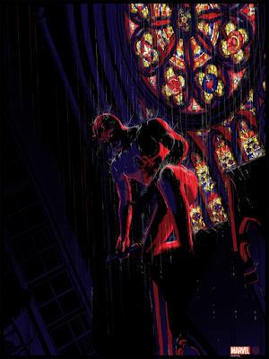 Marvel's Daredevil Screen Print by Raid71 x Grey Matter Art