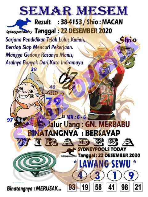 ♦ Syair hk opesia 22 desember 2020