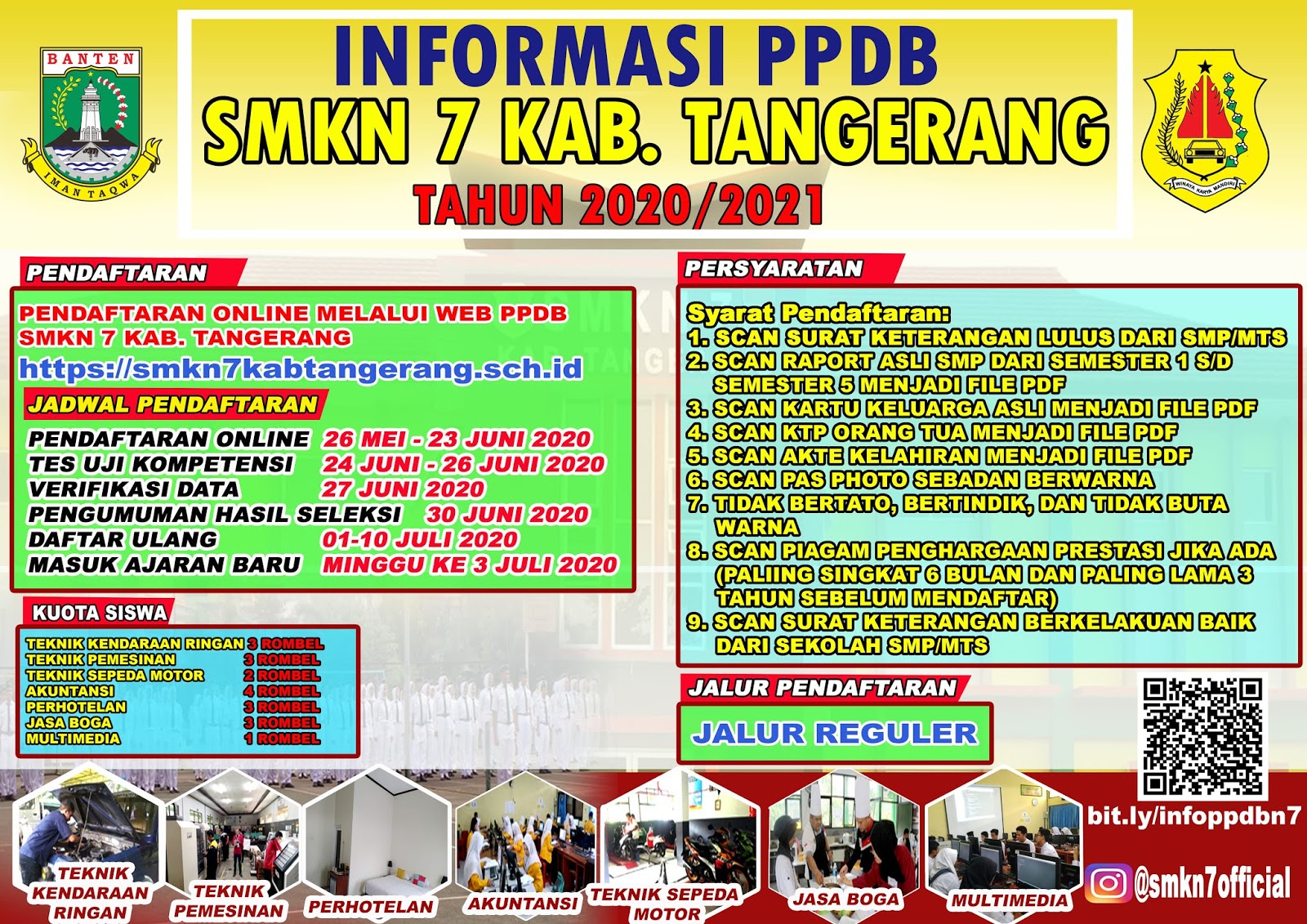 Informasi Ppdb Smkn 7 Kab Tangerang Tahun 2020