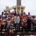 Grupo do ECC do distrito Pitombeira de Dentro visita Estátua do Cristo Redentor em Itaporanga