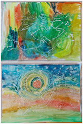 watercolor painting salt glue effects paint watercolors admire hang