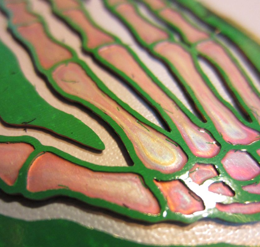 Your Organ Grinder Etching Brass