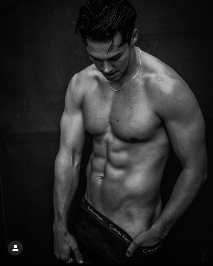 Noah Beck shirtless CK photo shoot by Damon Baker.