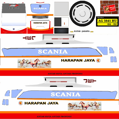 livery scania harapan jaya