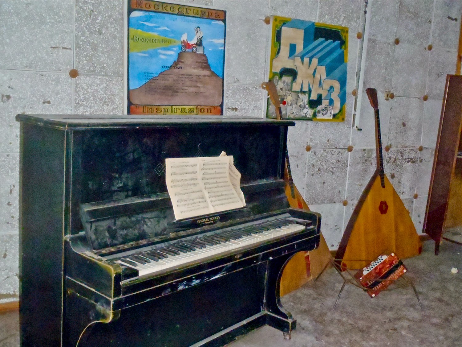 Sala de Música en Pyramiden