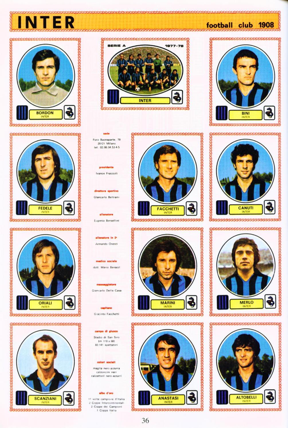 TWB22 READINGS Campionato 1977 1978 FR