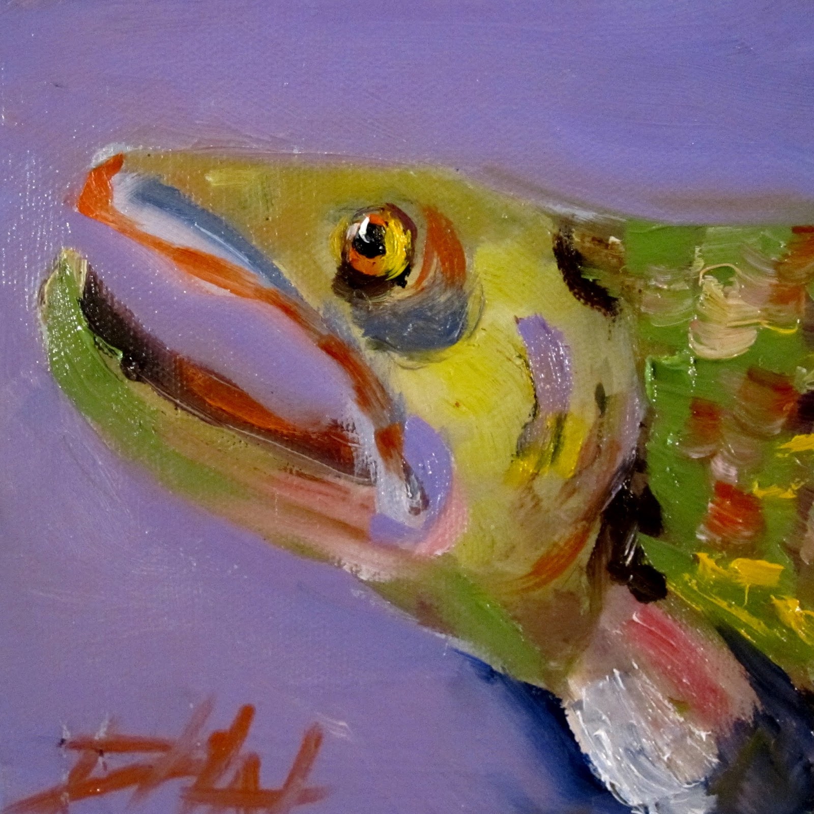 Painting of the Day, Daily Paintings by Delilah Trout Sold Oil Painting
