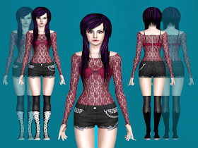 My Sims 3 Blog: C-Through Shirts and Accessory Clothing by Wiktoria von ...