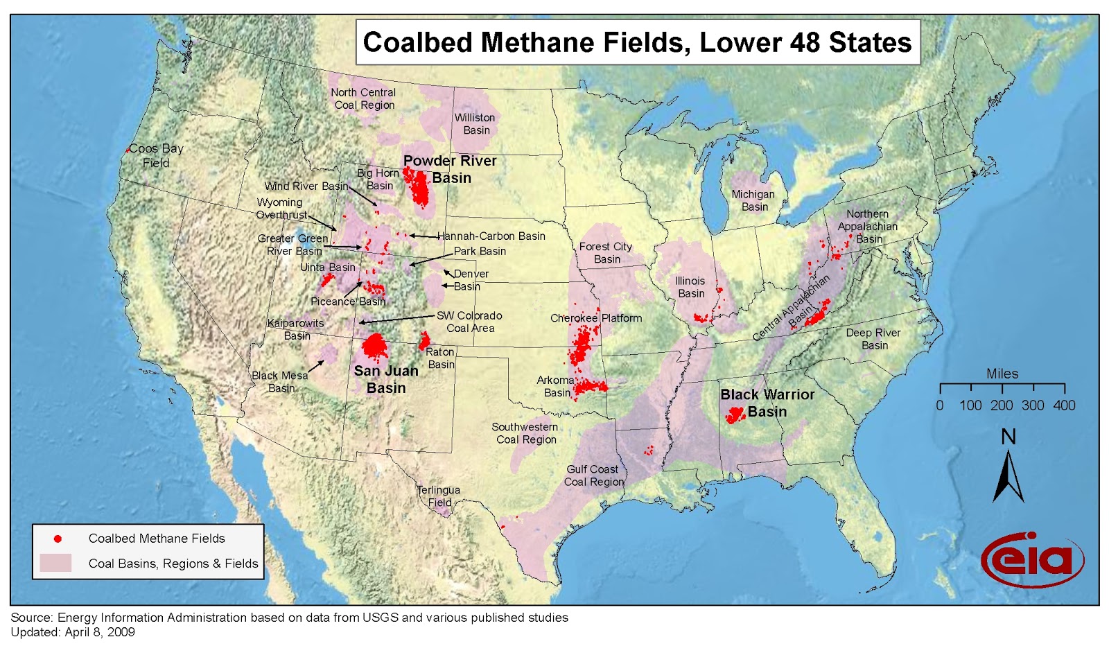 North Dakota Energy: Maps & Graphs