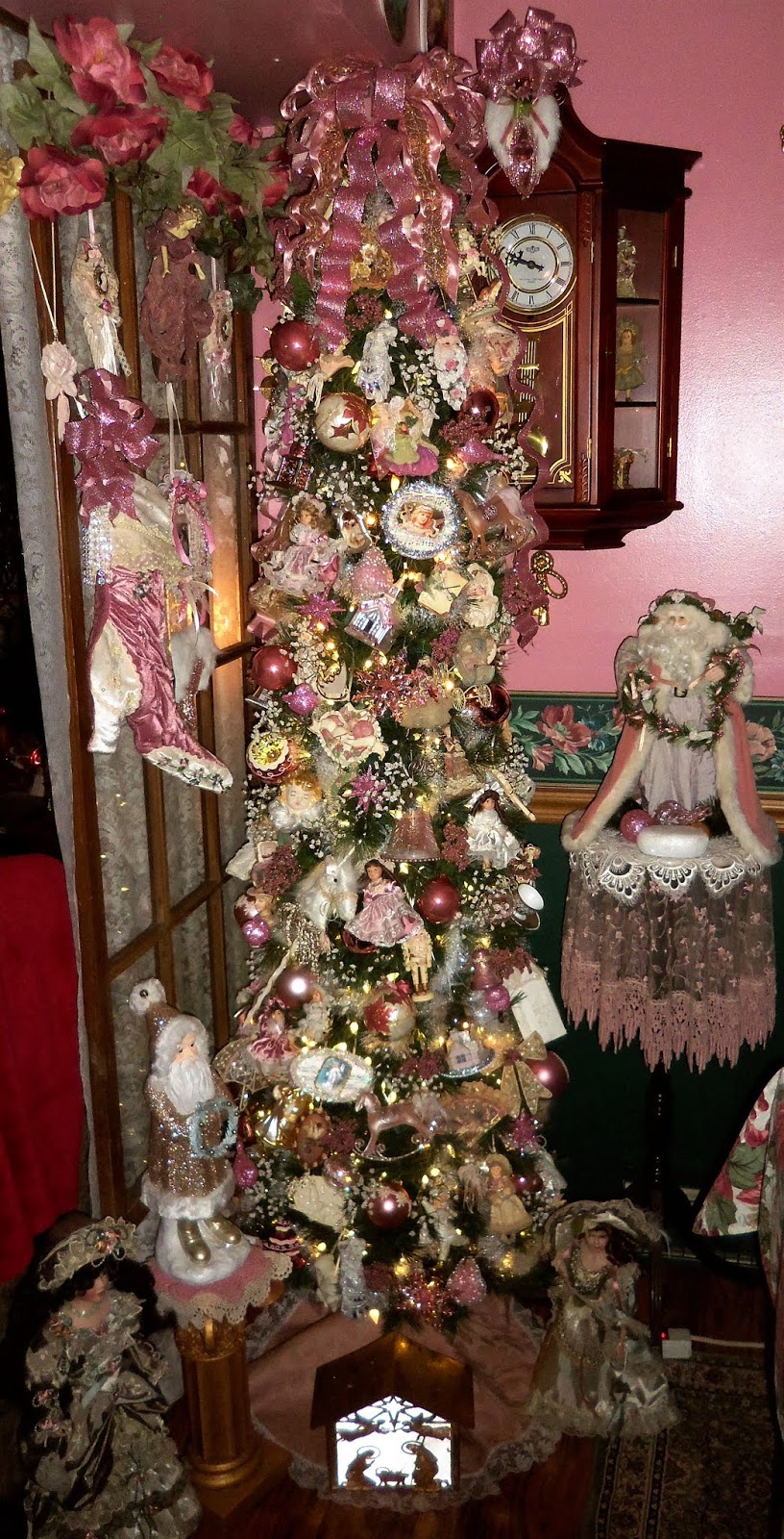 DEBBIE-DABBLE BLOG: Pink Easter Tree in the Dining Room, 2020
