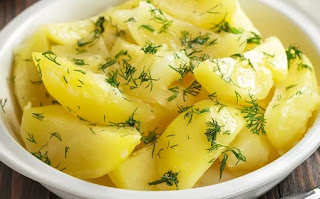 что готовить на Новый год варёная картошка с укропом