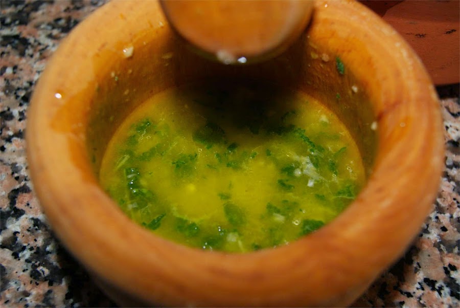 Pollo a la menta paso 3