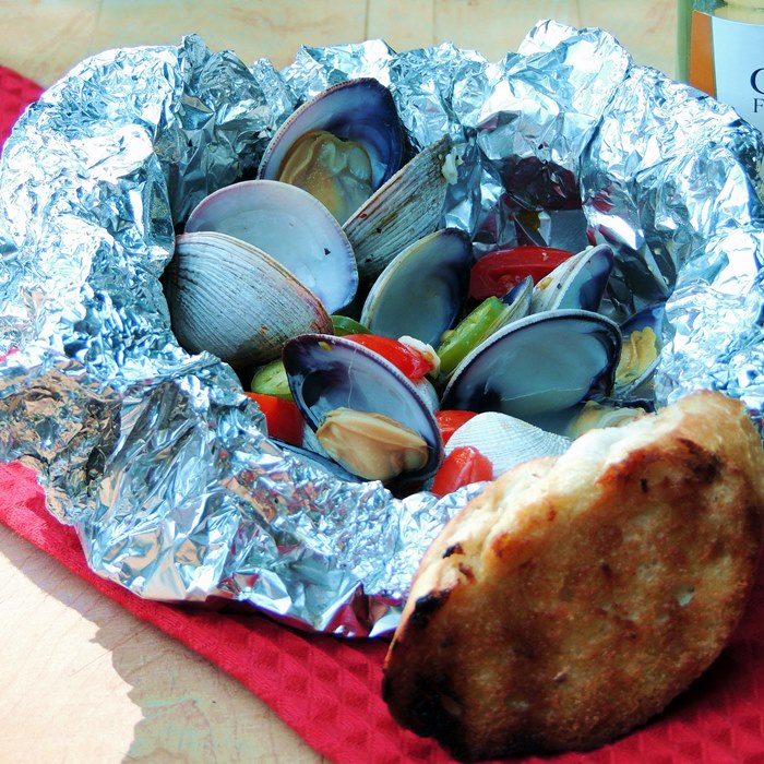 Spicy Grilled Clams in Foil Bobbi's Kozy Kitchen