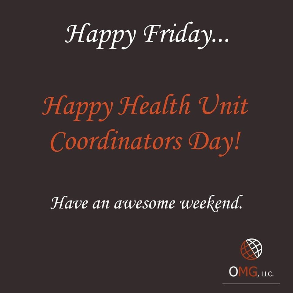 Health Unit Coordinators Day