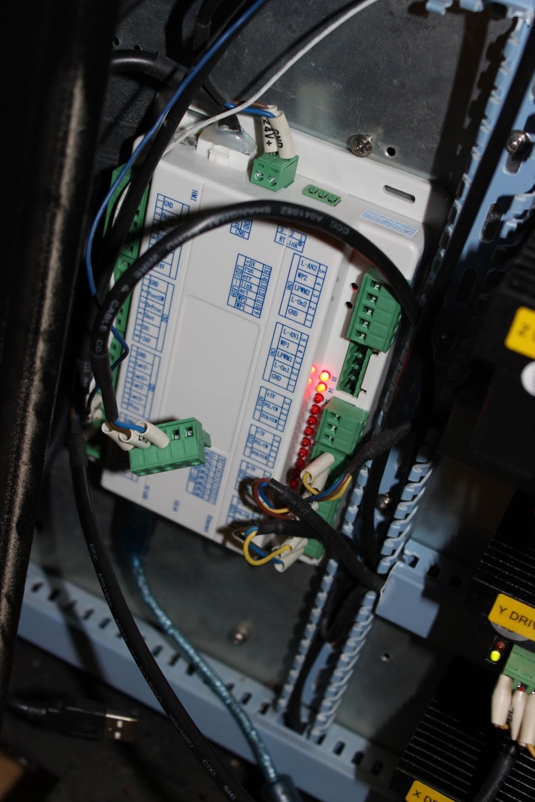Wiring the Ruida Controller