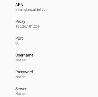 Airtel APN settings