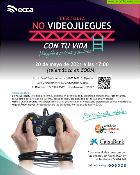 Tertulia “No videojuegues con tu vida”