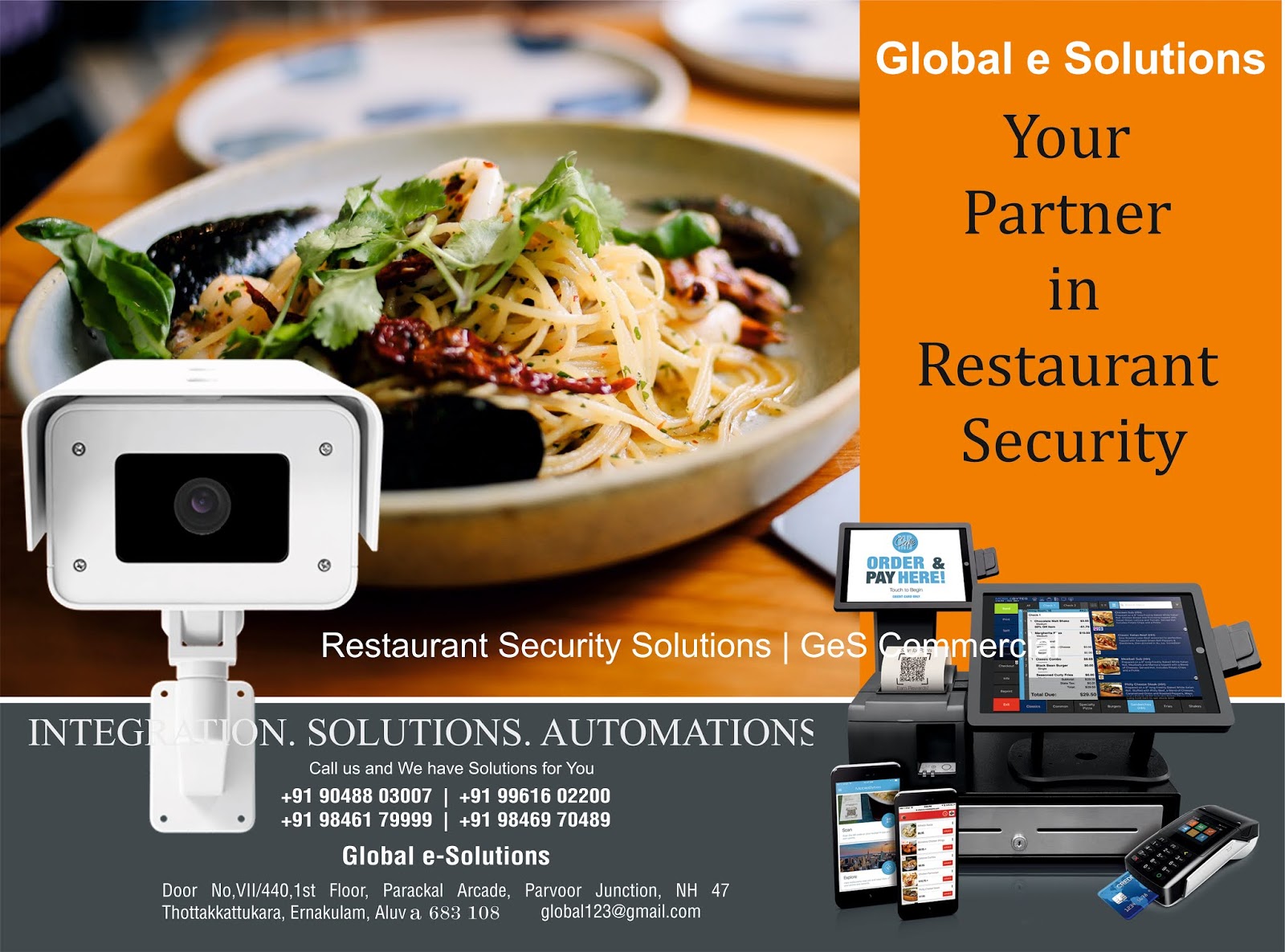 Restaurant CCTV Systems Kochi Ernakulam CCTV Systems for Restaurants