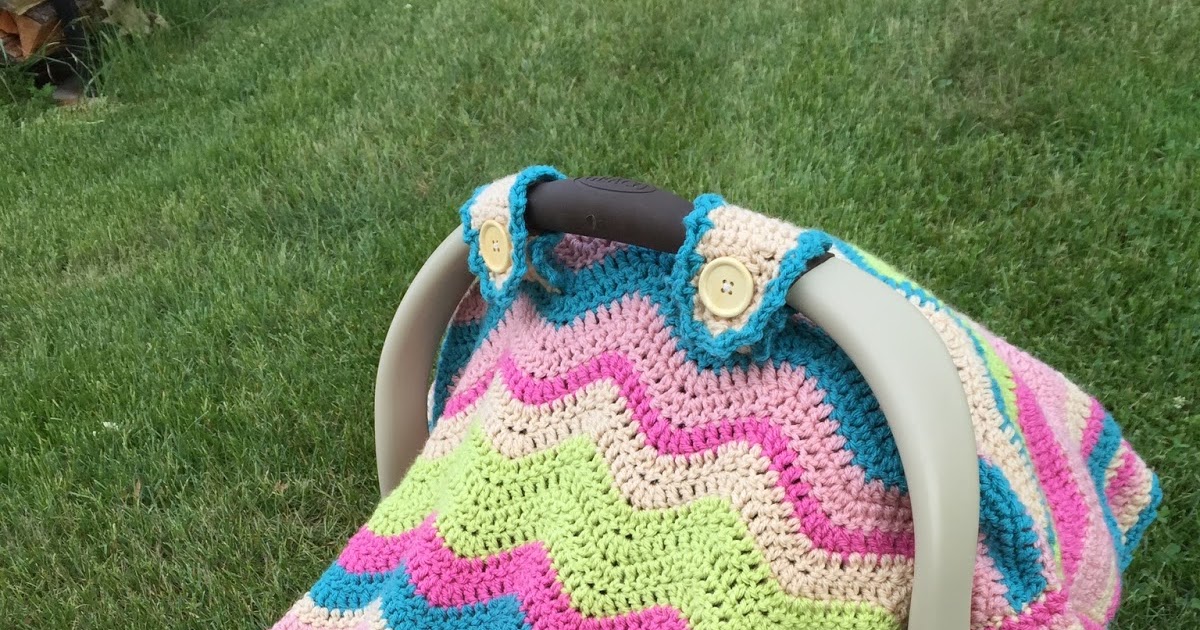 Skein and Hook Free Crochet Pattern Emerson Car Seat Cover or Baby