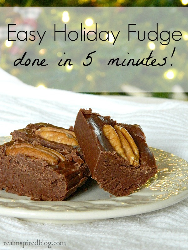 Easy Five Minute Fudge
