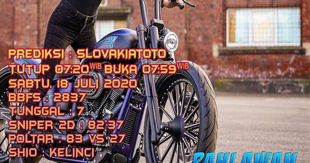 Prediksi Harian Slovakia Toto, Sabtu 18 Juli 2020 Paito Warna dan