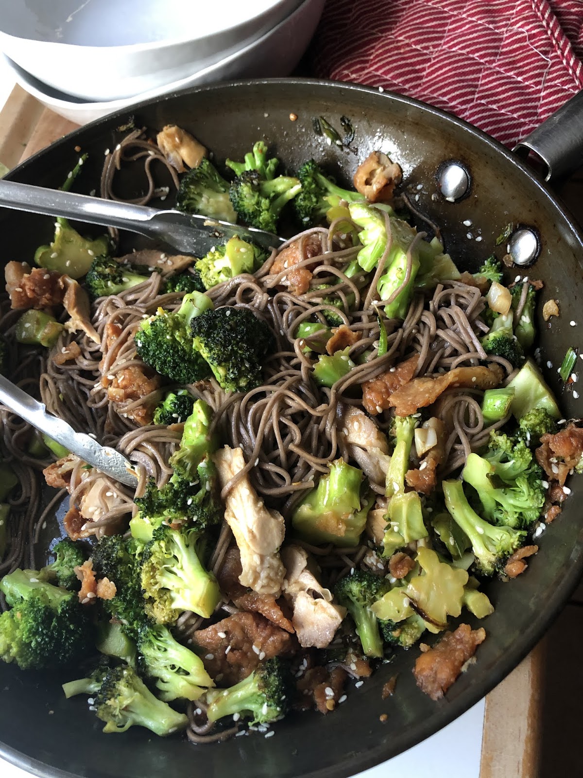 Soba Noodles w/ Broccoli