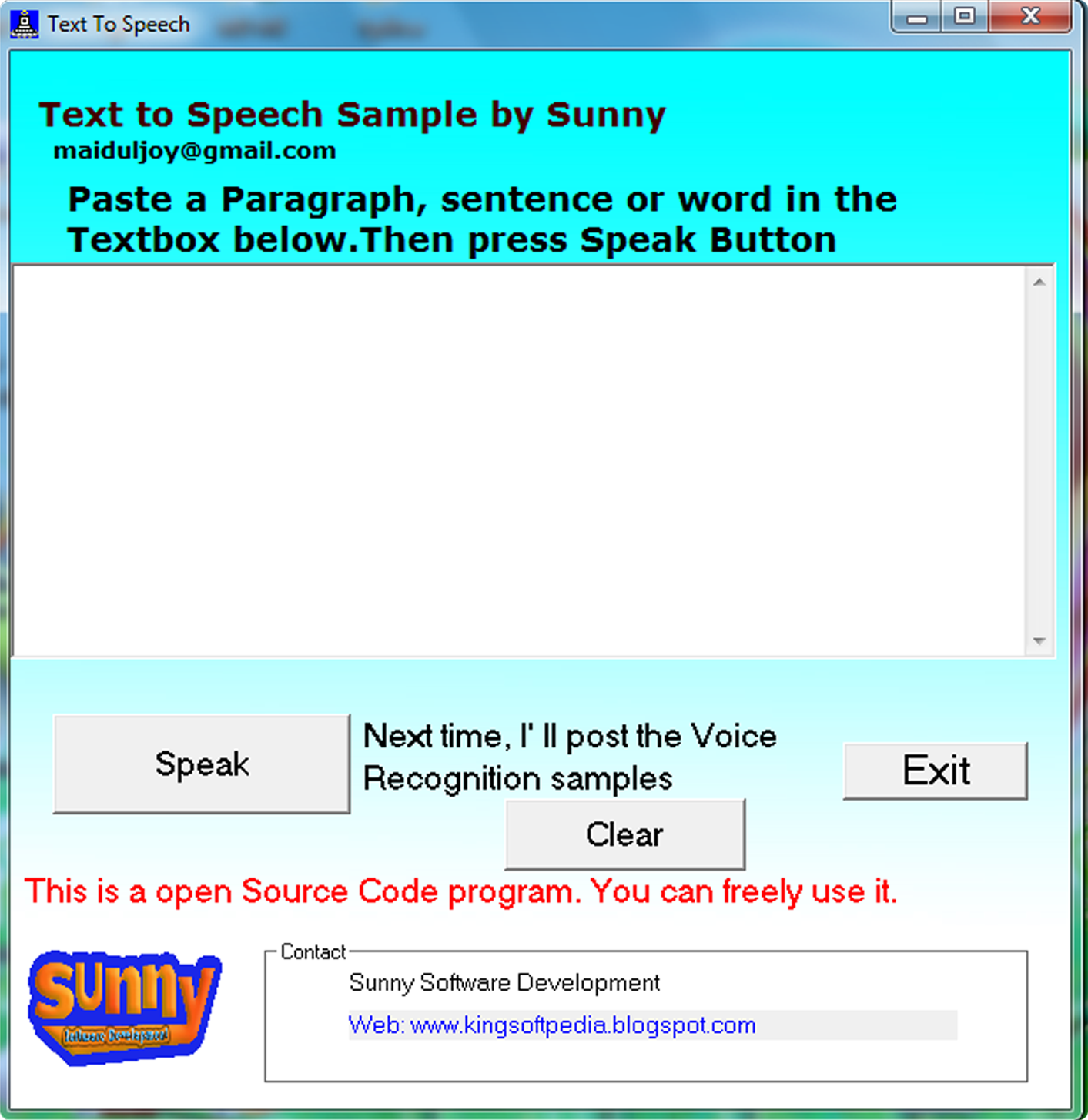 Kingsoftpedia Text To Speech