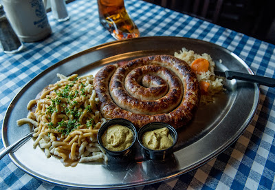 INTERNATIONAL:  German 3 foot long bratwurst eaten in Minneapolis!!
